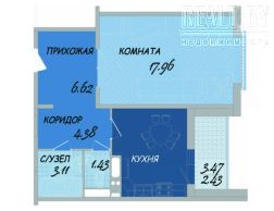 план однокомнатной квартиры